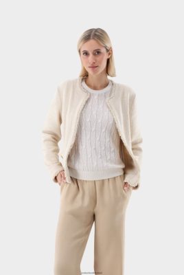 Van Laack Ireland | Van Laack Boucle Jacket With Fringe And Lurex Effect H0PF06202