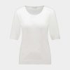 Van Laack Ireland | Van Laack Carol - Silk/Cotton Roundneck T-Shirt H0PF06226