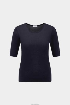 Van Laack Ireland | Van Laack Carol - Silk/Cotton Roundneck T-Shirt H0PF06244