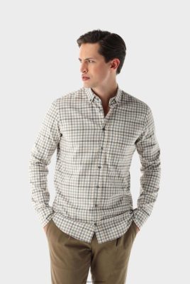Van Laack Ireland | Van Laack Checked Flanell Shirt Tailor Fit H0PF06548