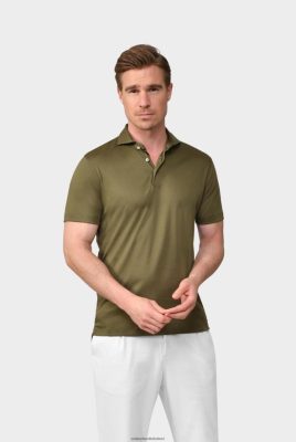 Van Laack Ireland | Van Laack Cotton Jersey Polo Shirt Green H0PF06698