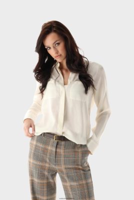 Van Laack Ireland | Van Laack Fitted Shirt Blouse Made Of Lyocell-Cotton Blend H0PF06140