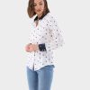 Van Laack Ireland | Van Laack Fitted Silk Blouse With Heart Print H0PF06100