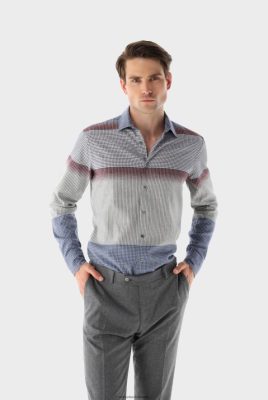 Van Laack Ireland | Van Laack Graded-Multi-Checked Flanell Shirt H0PF06566