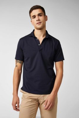 Van Laack Ireland | Van Laack Jersey Polo Shirt Urban Look Navy H0PF06692