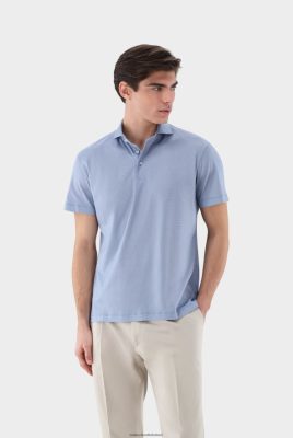 Van Laack Ireland | Van Laack Jersey Polo Shirt With Micro Print Made Of Swiss Cotton H0PF06682