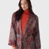 Van Laack Ireland | Van Laack Kimono With Vintage Print H0PF06212
