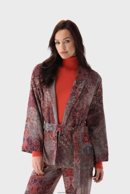 Van Laack Ireland | Van Laack Kimono With Vintage Print H0PF06212