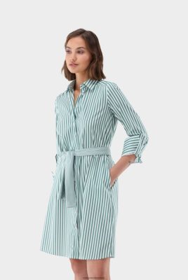 Van Laack Ireland | Van Laack Knee-Length Shirt Dress With Tie Belt H0PF06152