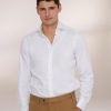 Van Laack Ireland | Van Laack Luxury Meisterwerk Structured Cotton Double Cuff Shirt H0PF06388