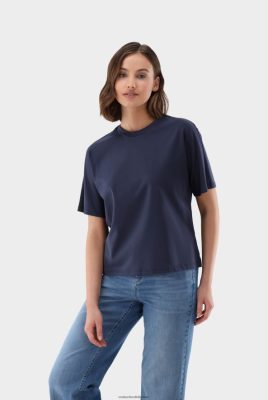 Van Laack Ireland | Van Laack Mola - Boxy T-Shirt Half Sleeves Straight Cut Long Staple Cotton Jersey H0PF06236