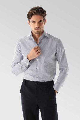 Van Laack Ireland | Van Laack Natural Stretch Perfect Look Shirt, Candy Stripes On Cotton Twill H0PF06368
