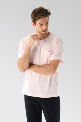 Van Laack Ireland | Van Laack Oversize Jersey T-Shirt With A Chest Pocket Pink H0PF06714
