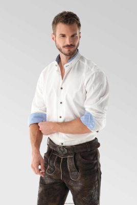 Van Laack Ireland | Van Laack Oxford Traditional Shirt With Coloured Detail H0PF06606