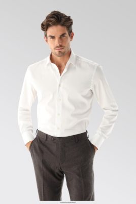 Van Laack Ireland | Van Laack Plain Cotton Stretch Poplin Shirt H0PF06334
