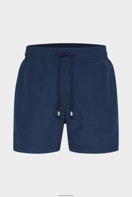 Van Laack Ireland | Van Laack Solid Color Straight Leg Swim Shorts Blue H0PF06794