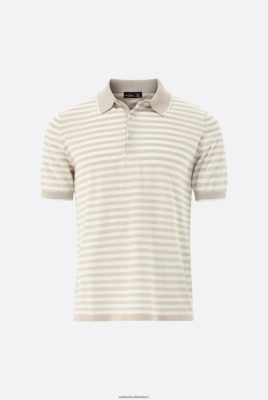 Van Laack Ireland | Van Laack Striped Knit Polo Made Of Air Cotton H0PF06680