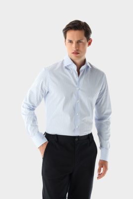 Van Laack Ireland | Van Laack Striped Twill Shirt Tailor Fit H0PF06408
