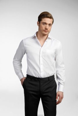 Van Laack Ireland | Van Laack Structured Plain Shirt, Natte/Basket Weave H0PF06362