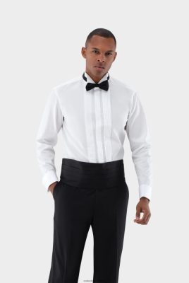 Van Laack Ireland | Van Laack Tuxedo Shirt With Wing Collar Tailor Fit White H0PF06594