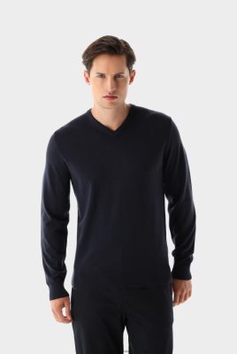 Van Laack Ireland | Van Laack V-Neck In Mercerized Merino H0PF06666
