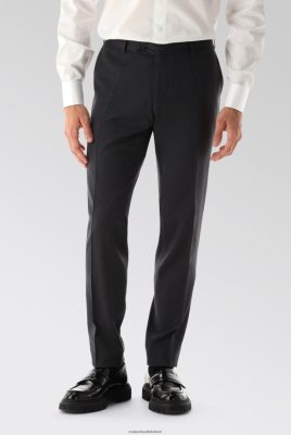 Van Laack Ireland | Van Laack Wool Trousers Slim Fit Black H0PF06744