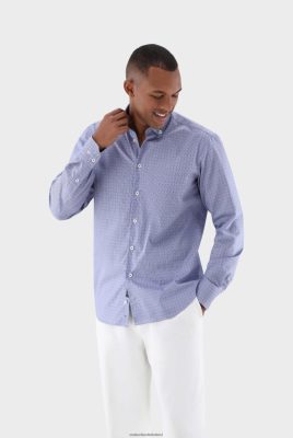 Van Laack Ireland | Van Laack Wrinkle Free Checked Twill Shirt Tailor Fit H0PF06432