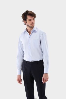 Van Laack Ireland | Van Laack Wrinkle Free Twill Shirt Comfort Fit Blue H0PF06374