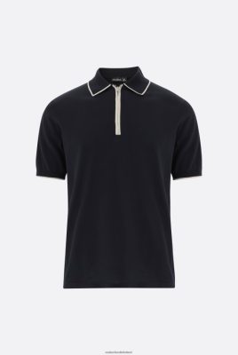 Van Laack Ireland | Van Laack Zip Knit-Polo In Air Cotton H0PF06688