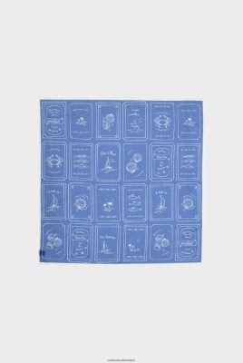 Van Laack Outlet Ireland | Van Laack Cotton Bandana With Print H0PF06805