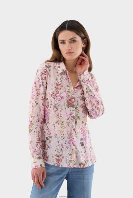 Van Laack Outlet Ireland | Van Laack Fitted Blouse With Floral Print H0PF06123