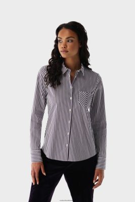 Van Laack Outlet Ireland | Van Laack Fitted Poplin Shirt Blouse H0PF0639