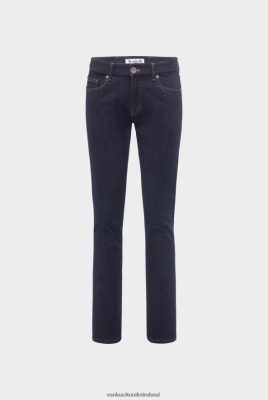 Van Laack Outlet Ireland | Van Laack High Quality Mens Cotton Blend Slim Fit Jeans Trousers Dark Blue H0PF06753