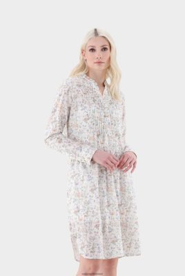 Van Laack Outlet Ireland | Van Laack Knee-Length Slip-On Dress With Floral Print H0PF06151