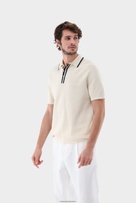 Van Laack Outlet Ireland | Van Laack Knit Polo With Mesh Structure And Contrast Collar H0PF06675