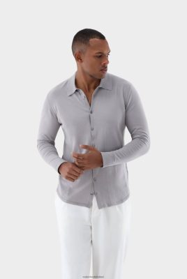 Van Laack Outlet Ireland | Van Laack Knit Shirt In Air Cotton H0PF06451