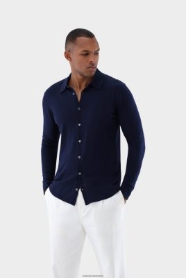 Van Laack Outlet Ireland | Van Laack Knit Shirt In Air Cotton H0PF06453