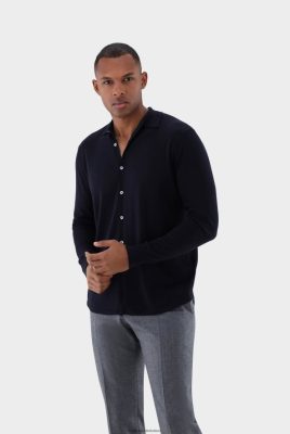 Van Laack Outlet Ireland | Van Laack Knit Shirt In Ultrafine Merino H0PF06449
