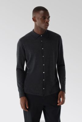 Van Laack Outlet Ireland | Van Laack Knit Shirt In Ultrafine Merino H0PF06569