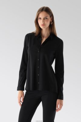 Van Laack Outlet Ireland | Van Laack Minni - Swiss Cotton Blouse With Pleated Back H0PF0659