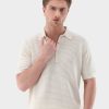 Van Laack Outlet Ireland | Van Laack Polo Shirt With Mesh Structure In Air Cotton H0PF06655