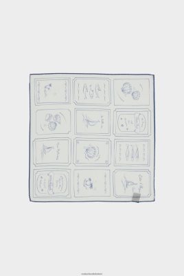 Van Laack Outlet Ireland | Van Laack Printed Cotton And Silk-Blend Pocket Square H0PF06801