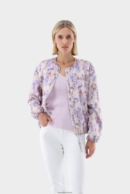 Van Laack Outlet Ireland | Van Laack Printed Zip-Up Blouson With Floral Print H0PF06201