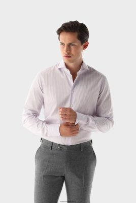 Van Laack Outlet Ireland | Van Laack Striped Dobby Slim Fit Business Shirt H0PF06411