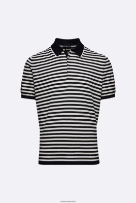 Van Laack Outlet Ireland | Van Laack Striped Knit Polo Made Of Air Cotton H0PF06681