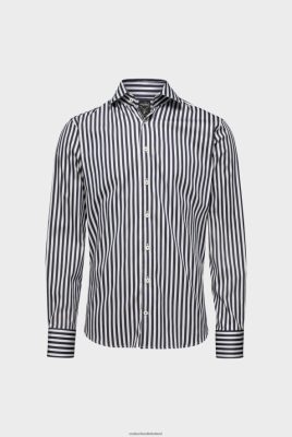 Van Laack Outlet Ireland | Van Laack Striped Shirt In Cotton Stretch Tailor Fit H0PF06587