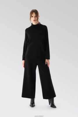 Van Laack Outlet Ireland | Van Laack Wide Leg Knit Trousers H0PF06291