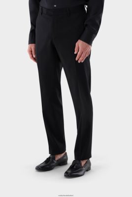 Van Laack Outlet Ireland | Van Laack Wool Trousers Slim Fit Black H0PF06745