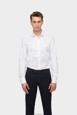 Van Laack Outlet Ireland | Van Laack Wrinkle Free Fine-Twill Shirt White H0PF06361